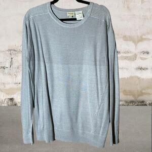 Adventuridge Men’s Gray Melange Casual Long Sleeve Pullover-Size Large